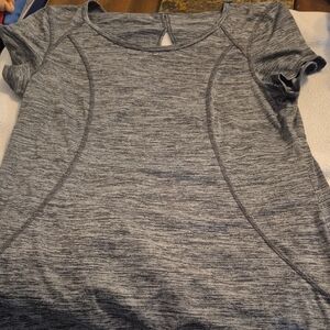 Gray Women's Athletic Top